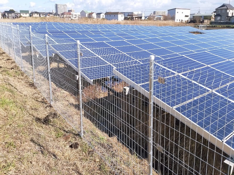 Solar Customized HDG Steel Fence