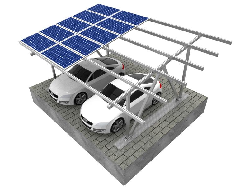 Solar Aluminum Carport Mounting System